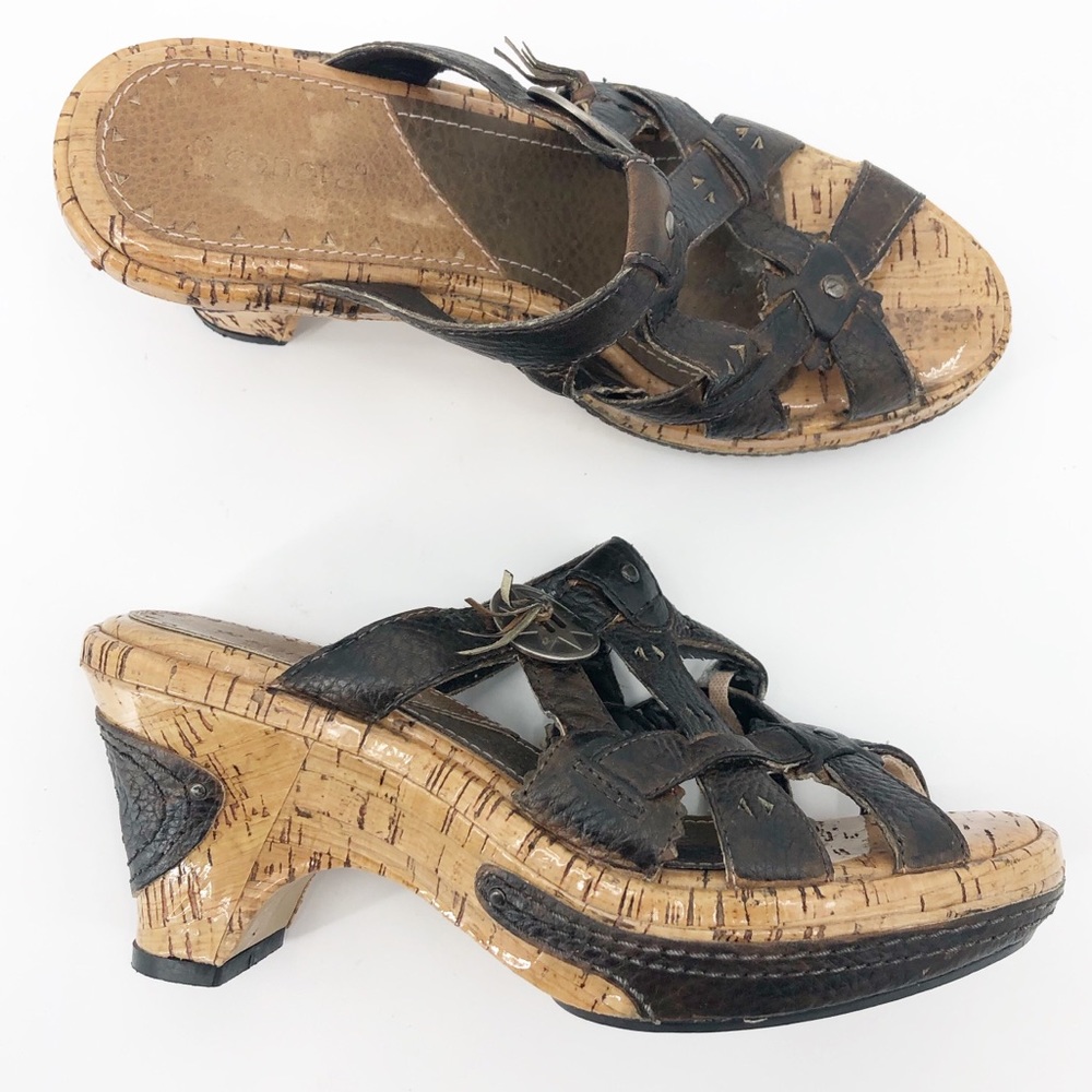 SONORA Western Cork Sandals Women’s 6.5